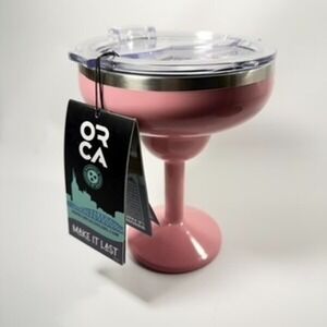 ORCA 13oz Insulated Margarita Tumbler – Stainless Steel Strawberry - New